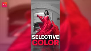 The easiest SELECTIVE COLOR effect for your videos #shorts