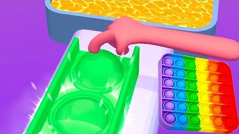 Pop It Run! 🌈   🟢  All Levels Gameplay Android, IOS #19 🎮