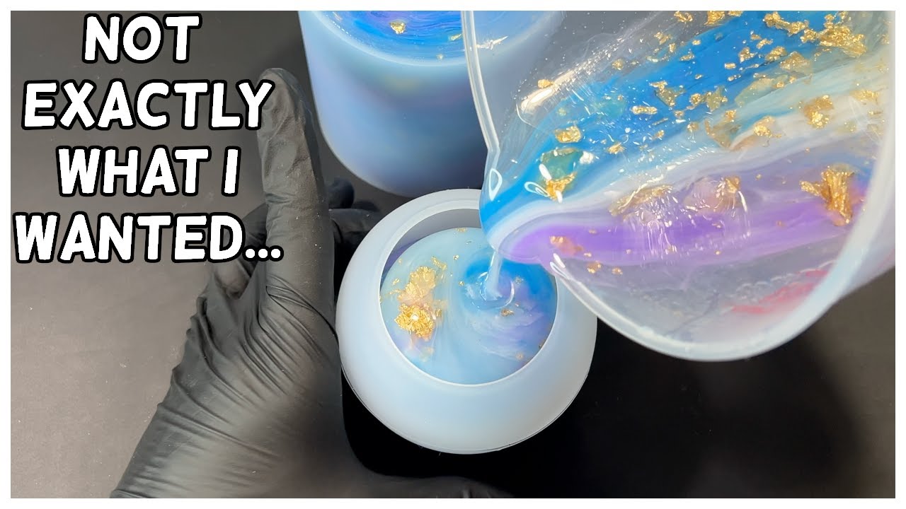 SUCCESS or FAIL? YOU Decide! | Trying A Different Way to Pour RESIN for a Dirty Pour #ResinDirtyPour