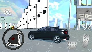 Civic Simulation On A Test Location - Driving & Stunts - Android Gameplay screenshot 2