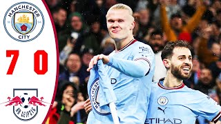 Manchester City Vs Rb Leipzig 7-0 - Highlights All Goals - 2023 Hd