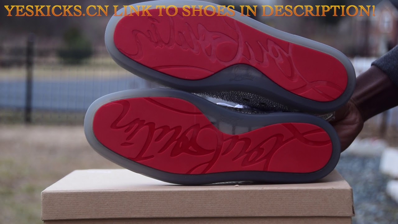 louboutin red bottom sneakers