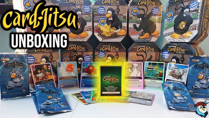 Club Penguin Card-Jitsu Water Series 4 Tin Set [Blue] 