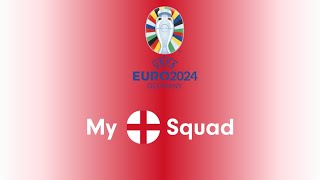 MY ENGLAND EURO 2024 SQUAD! - Euro 2024 England Squad Prediction