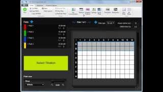 Dose response curve set up in the HP D300 Software