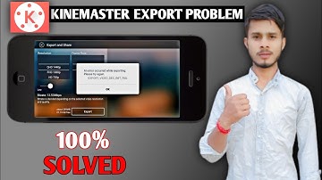 kinemaster video exporting problem solved |kinemaster mein video exporting nahin ho raha hai | glenn