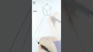 How To Draw A Dress Drawing For Beginners 