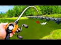 Fishing for pond monsters in hidden waters bed fishing