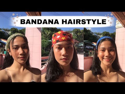 BANDANA HAIRSTYLE | 90s inspired |Philippines |Shyla Impreso