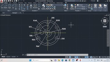 autocad tutorial in hindi, autocad 2d , practice drawing exercises,Ex-46 , 2d sketch for mechanical