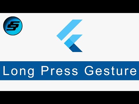 Long Press Gesture - Flutter Programming