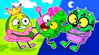 Princess VS Zombie 👸🧟 Zombie is Coming Song 😨 II Kids Songs by VocaVoca Friends 🥑