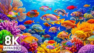 Underwater Tropical Fish, Coral Reefs — Marvel at Sea Animals in The Best 8K UHD Aquarium #2