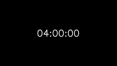 240 Minute Countdown Timer