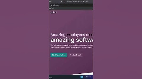 What is Odoo Erp? #odoo #shorts #short #erp #python  #youtubeshorts