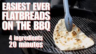 4 Ingredient, 20 Minute BBQ Flatbread Recipe