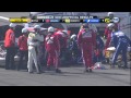 Denny Hamlin Fontana Wreck at the Finish - Joey Logano wrecks Hamlin