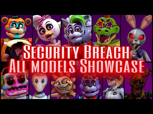 FNAF 1 OFFICIAL MODELS SHOWCASE @UFMPchannel (DOWNLOAD ON THE DESCRIPTION  BLENDER/SFM/C4D) 