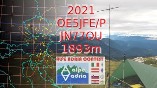 Alpe Adria 2021 VHF contest and SOTA on Ötscher