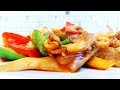 Китайская кухня. Вешенки жареные с овощами.