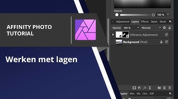 Werken met lagen in Affinity Photo