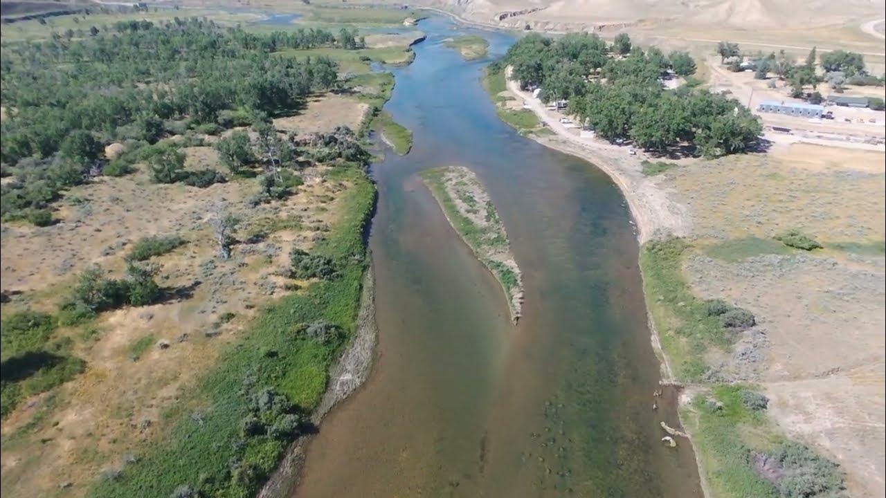 Tiber Dam fishing and camping below Lake Elwell at the dam at Sanford