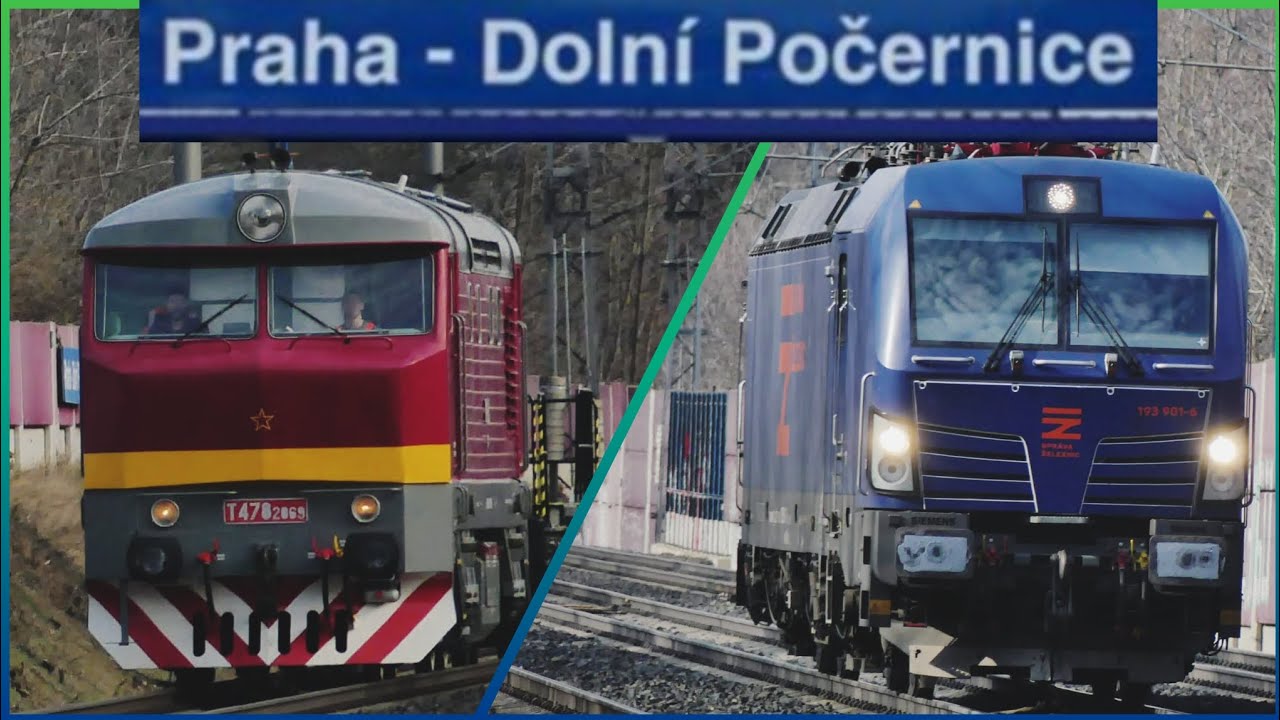 Vlaky Praha-Dolní Počernice 16.2. 2024
