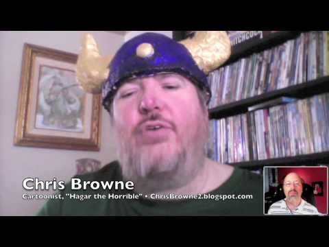 Chris Browne 3 of 4 Hagar the Horrible artist inte...