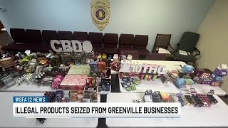 Greenville police raid 4 businesses in illegal product crackdown