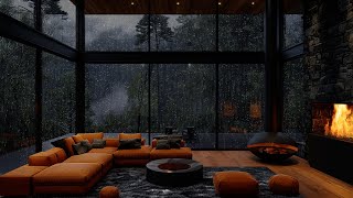 Rain and Flames| Your Gateway to Serenity and Sound Sleep by the Window