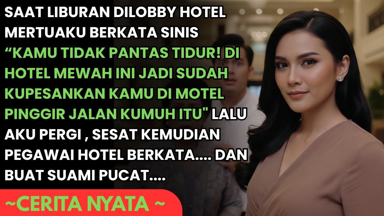 SAAT LIBURAN SUAMI MALAH PESANKA AKU PENGINAPAN KUMUH TIDA DI HOTEL DENGANNYA - TAPI DIA SYOK SAAT..