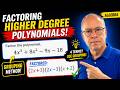 Factor Higher Degree Polynomials (Grouping Method)