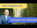 Принятие в гражданство Украины. Какие условия необходимо выполнить? Как подать на гражданство?