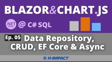 EP05 - BlazorChartJS - Data Repository, CRUD, EF Core & Async Methods
