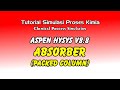 Absorber Packed Packing - Tutorial Simulasi Proses Kimia - Aspen HYSYS V8.8