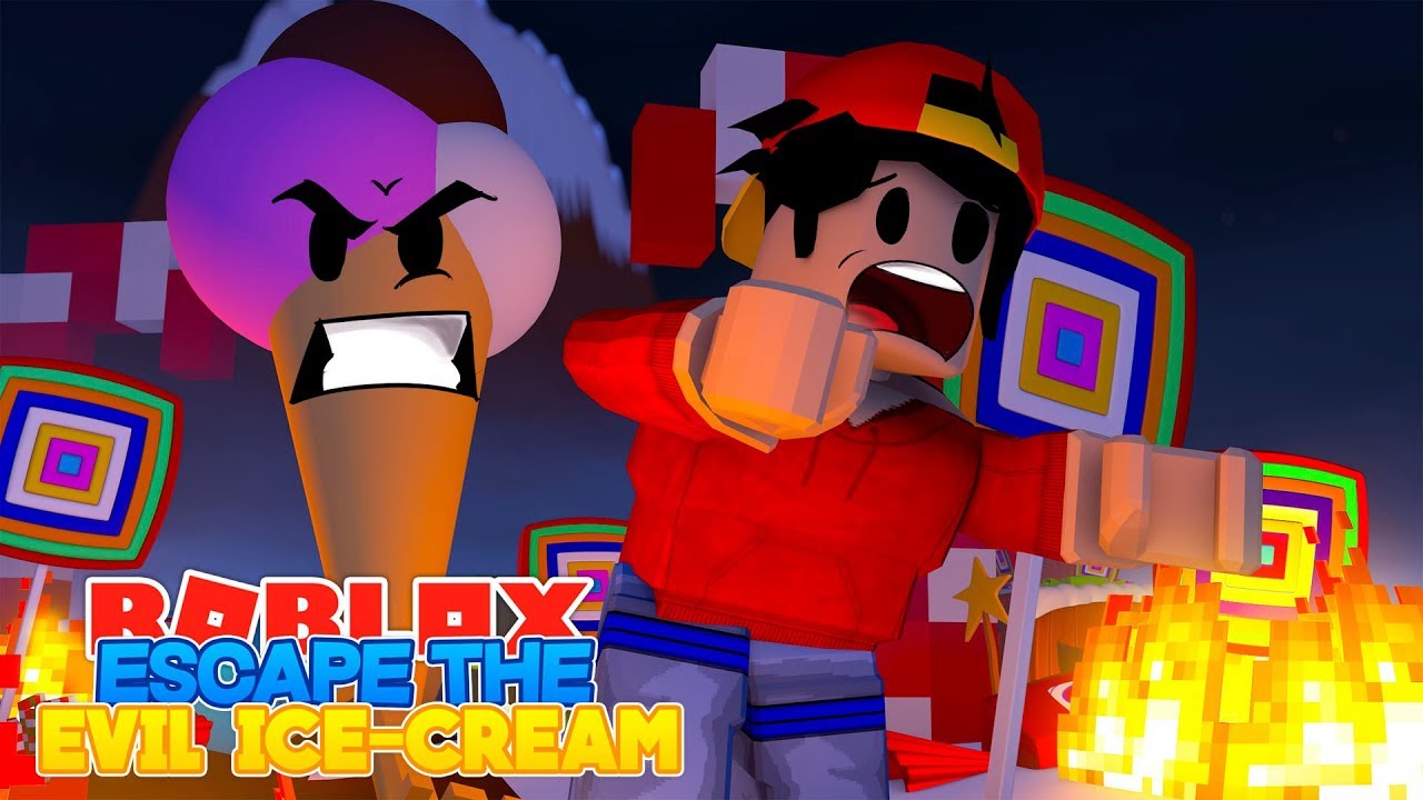 Escape The Evil Ice Cream In Roblox Youtube - escape the evil ice cream roblox