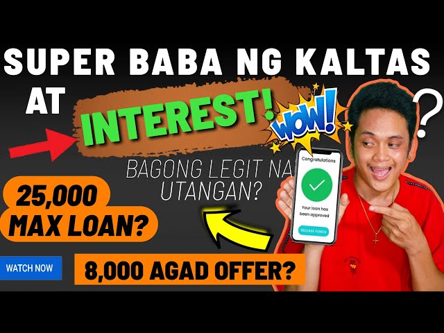 BAGONG LEGIT NA UTANGAN? SOBRANG BABA NG KALTAS AT INTEREST! 😍 class=