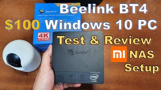 Beelink Bt4 Windows 10 Mini Pc Review, Gigabit Nas Setup For Xiaomi Camera