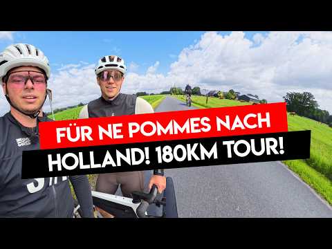 THE 180KM FRIES! From the Ruhr area to Holland by road bike! (reupload)