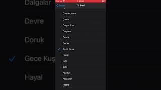 iPhone gece kuşu sesi