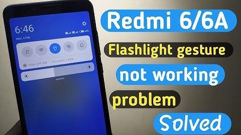 Redmi 6/6a flashlight gesture not working after pie solution💪😄👌| redmi 6/6a problem solved |#mi