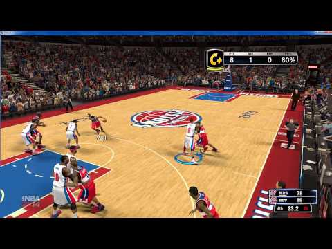 Hammertime Dreadnour Plays NBA 2K14 Pistons Wizards