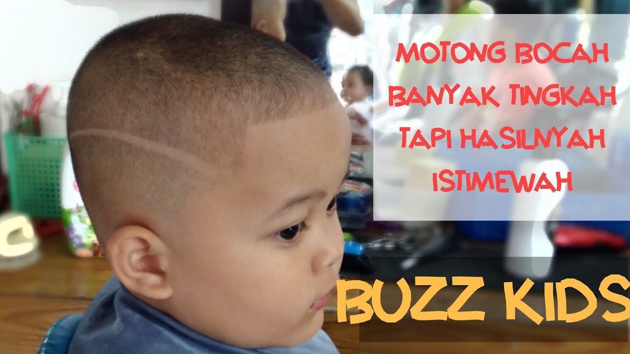 Motong rambut  anak  kecil banyak  tingkah YouTube