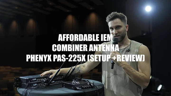 Affordable IEM Combiner Antenna System for Church Wireless In-ears (Setup + Review)- Phenyx PAS-227X