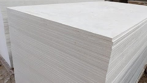 Tấm xi măng cemboard làm vách ngăn tường, lót sàn chống cháy chịu nước
