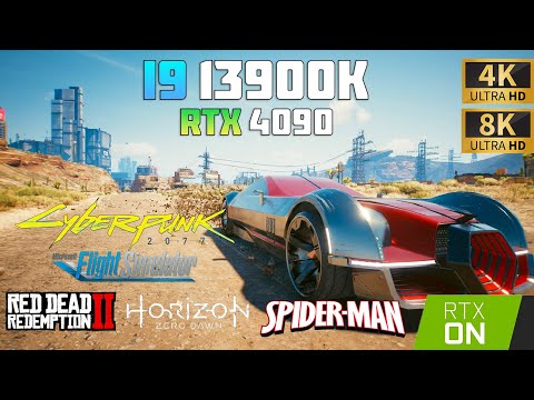 RTX 4090 + i9 13900K - 4K , 8K Gaming Benchmark Test