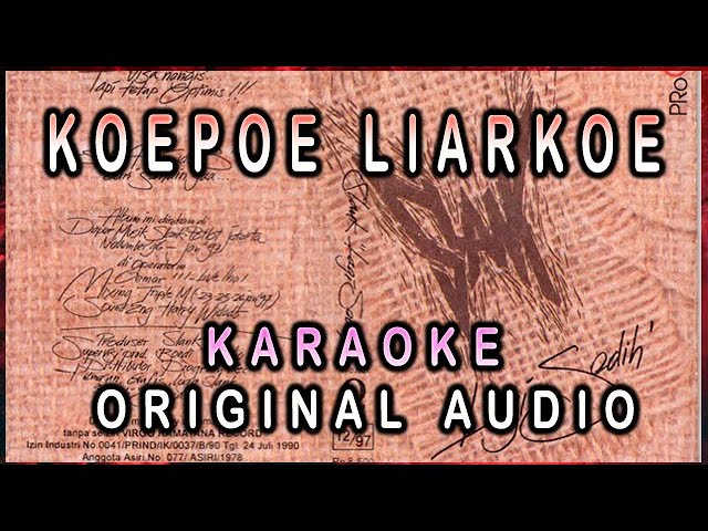 SLANK - KOEPOE LIARKOE - KARAOKE ORIGINAL AUDIO class=