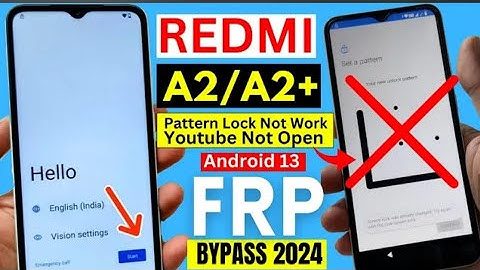 Redmi A2/A2+ FRP Bypass Android 13 New Trick 2024 | Redmi A2 Google Account Bypass | 100% Ok