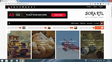 Sora RTL Blogger Template