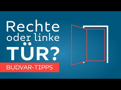 Video: Wie bestimme ich, ob die Tür links oder rechts ist? Wie zu verstehen - die Innentür ist links oder rechts?